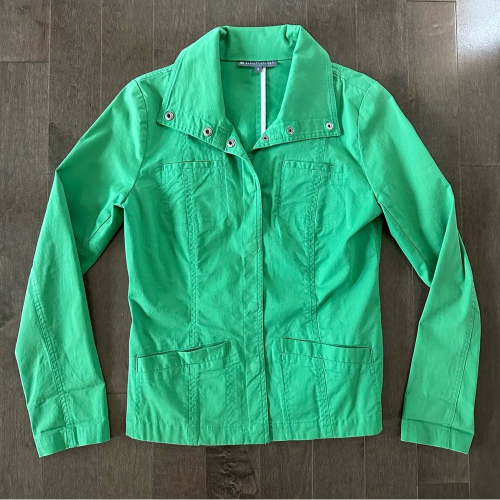 Vintage Elliott Lauren Made in USA Cotton Blend Jacket‎ Lightweight Timeless 6